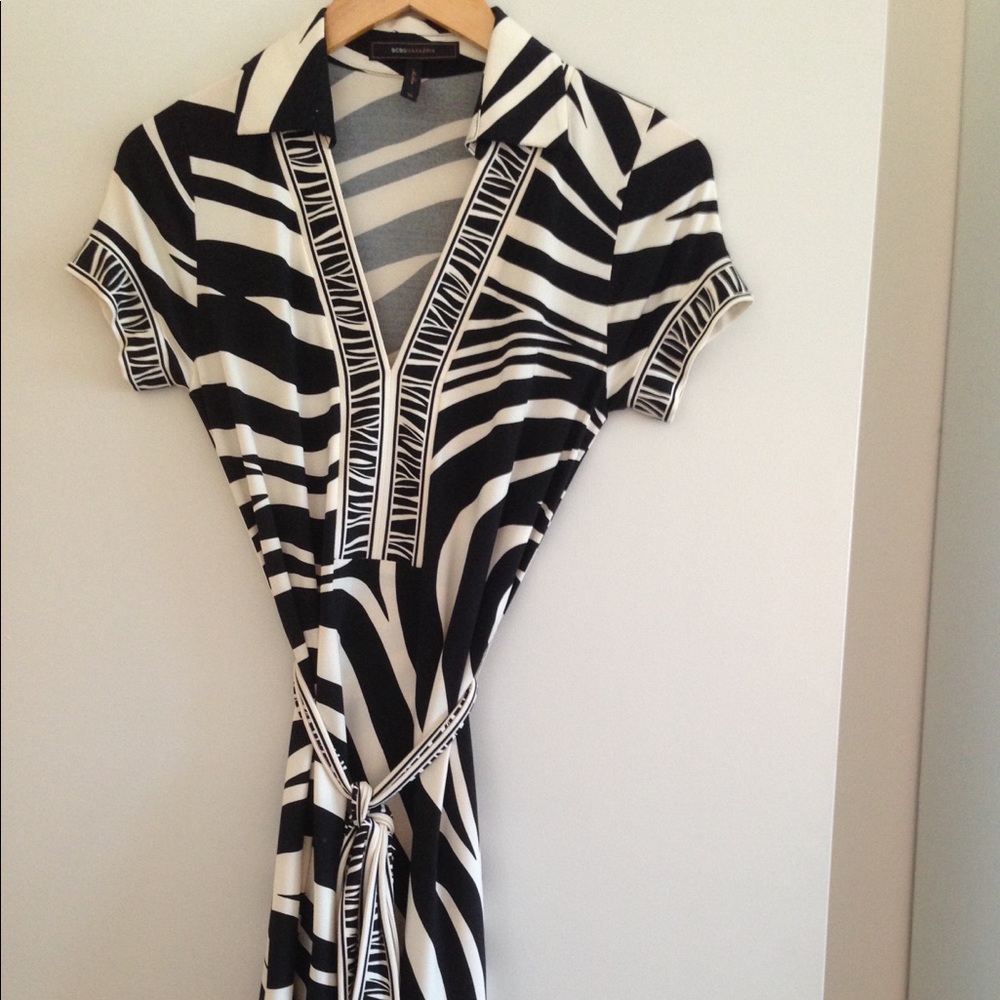 BCBG print dress